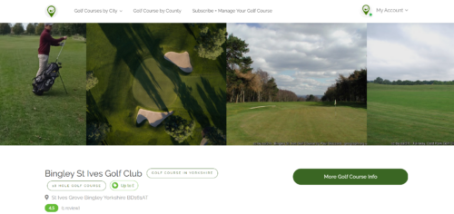 Enhance Your Golf Course Page